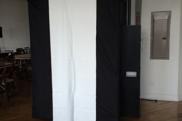 Photo Booth with White door